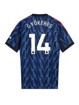 Billige Arsenal Viktor Gyokeres #14 Bortedrakt 2025-26 Kortermet
